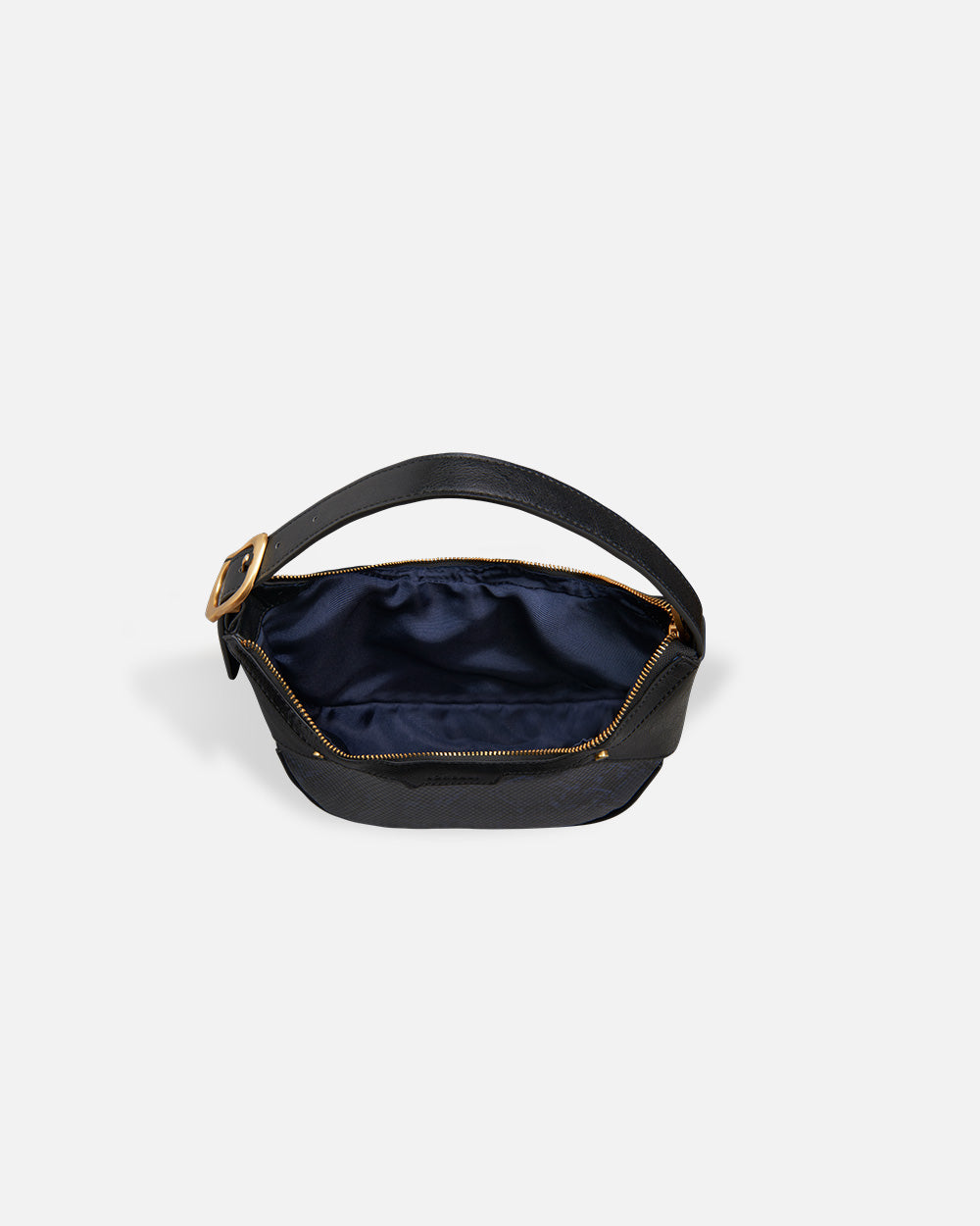 Bolso Halfmoon Snake Navy