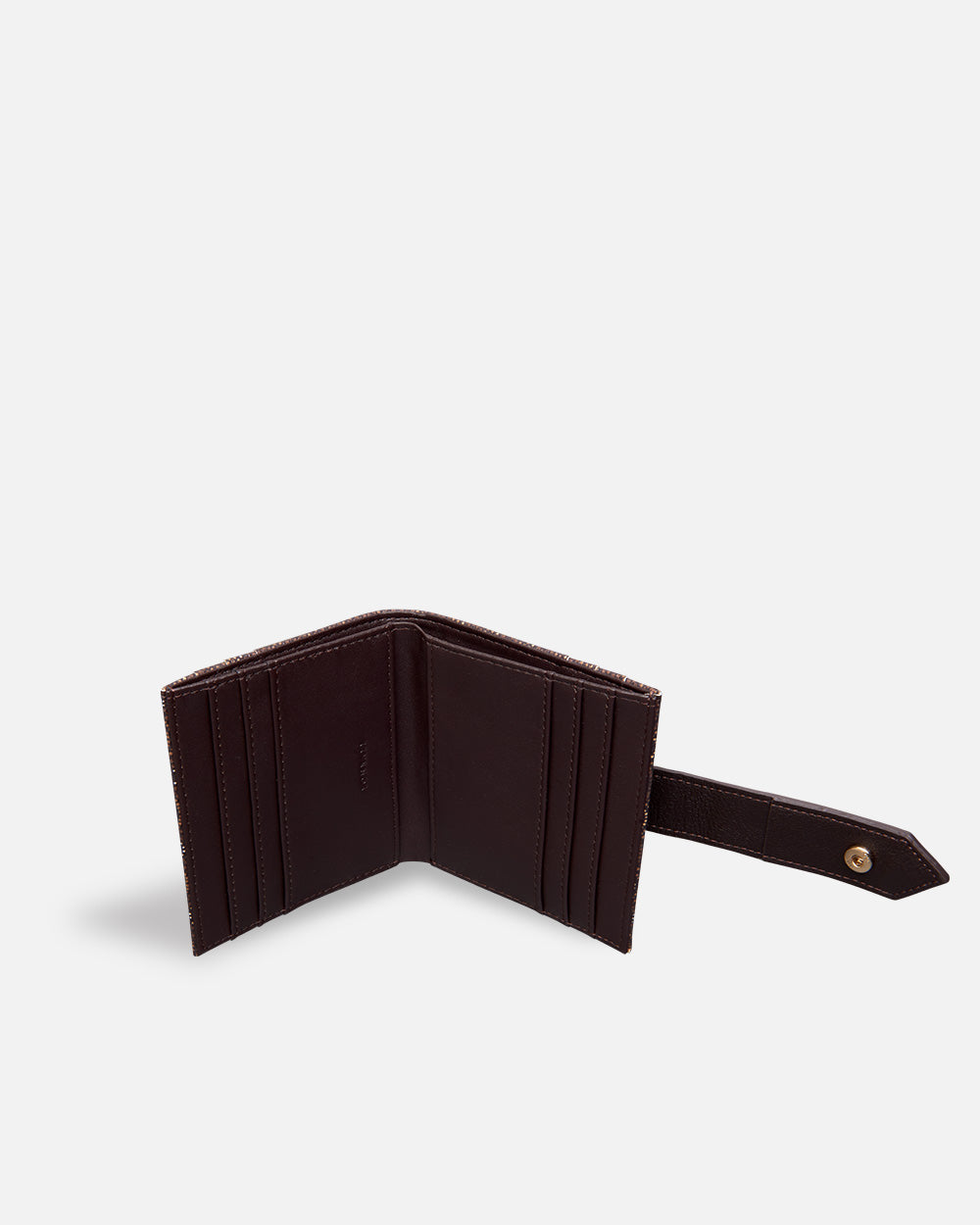 Billetera cuadrada Kubu Marron