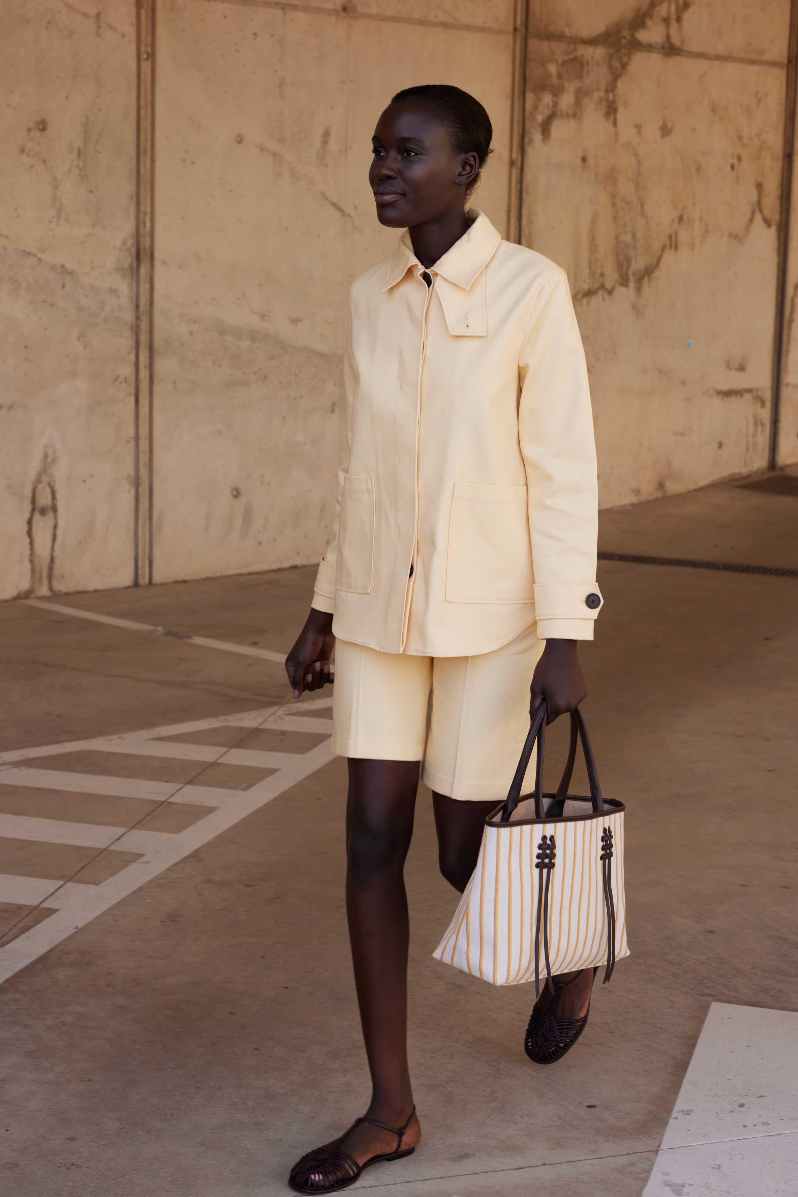 Bolso Benat Basket Small Beige