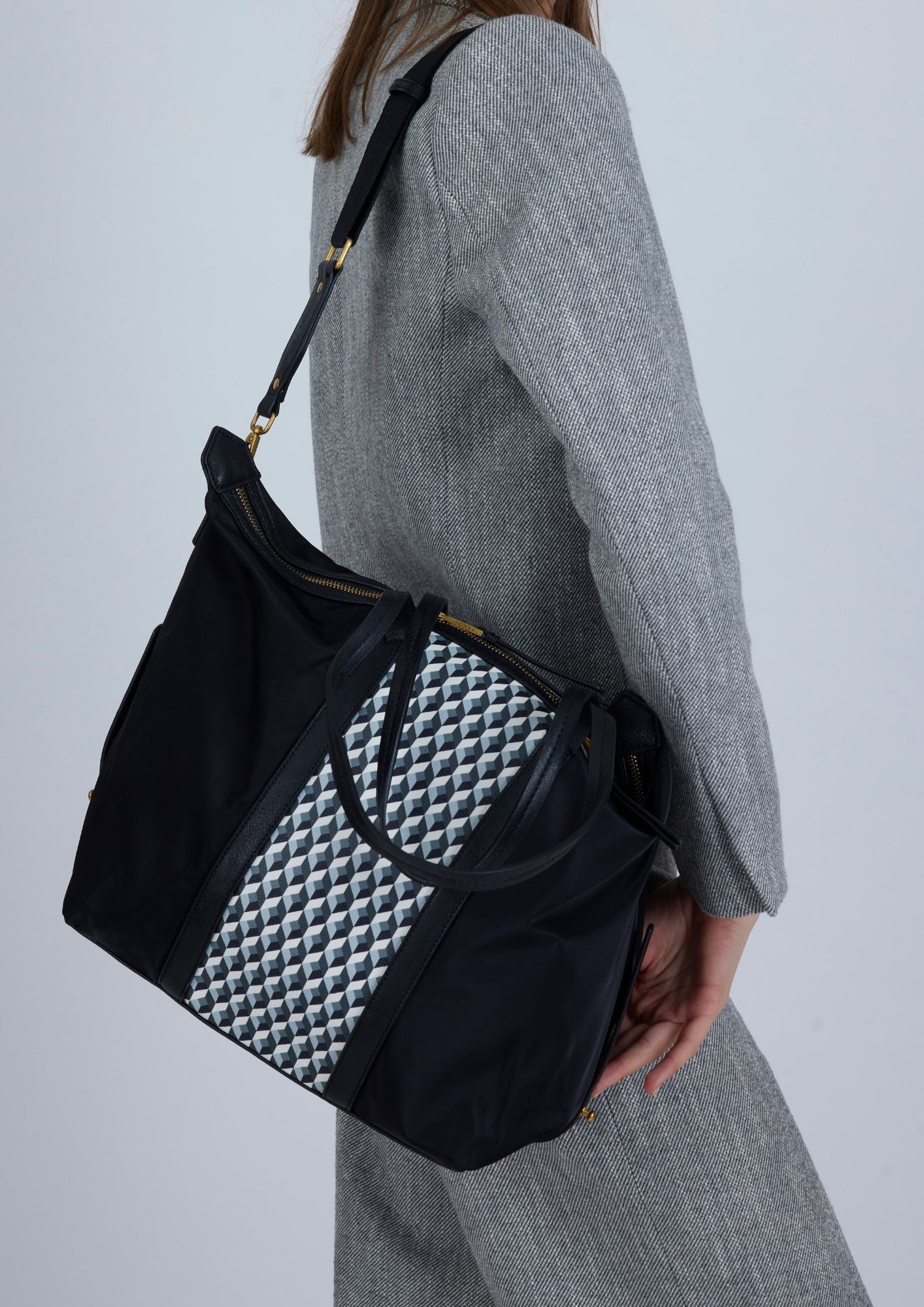 Bolso Shopper Lite Born B&W