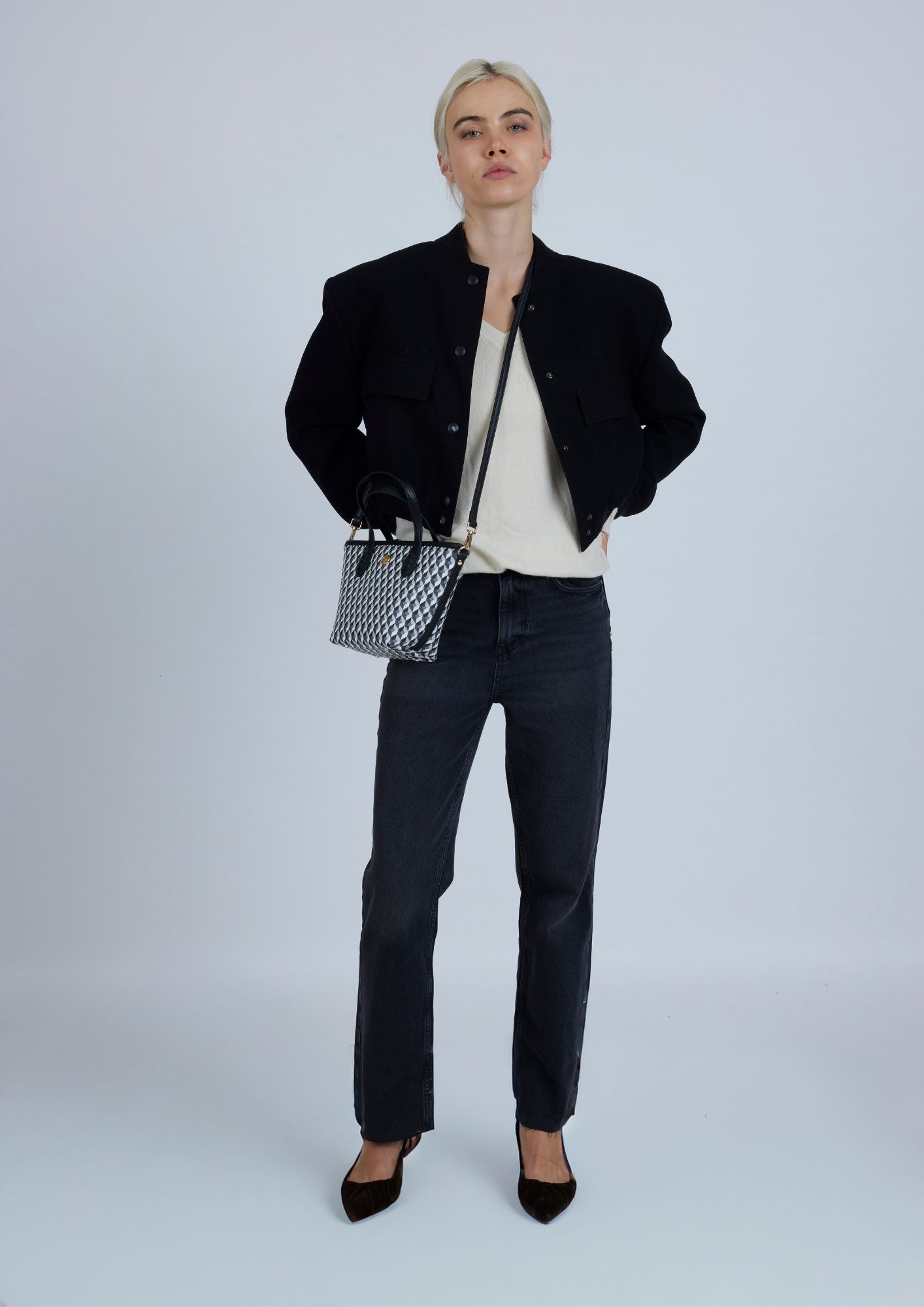 Bolso Born Tiny B&W Negro
