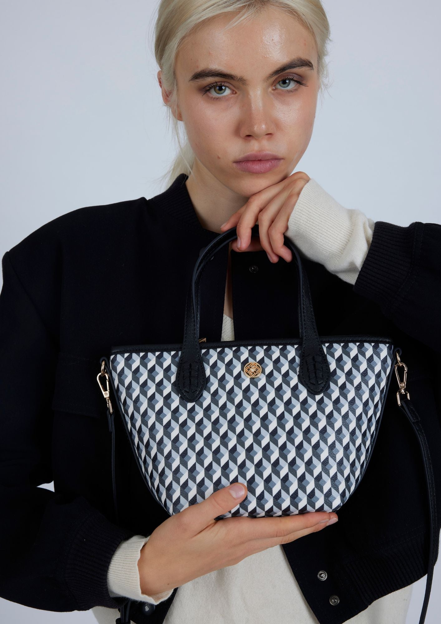 Bolso Born Tiny B&W Negro