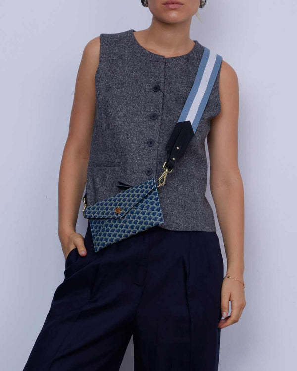 Cartera XXL Kubu Azul Marino