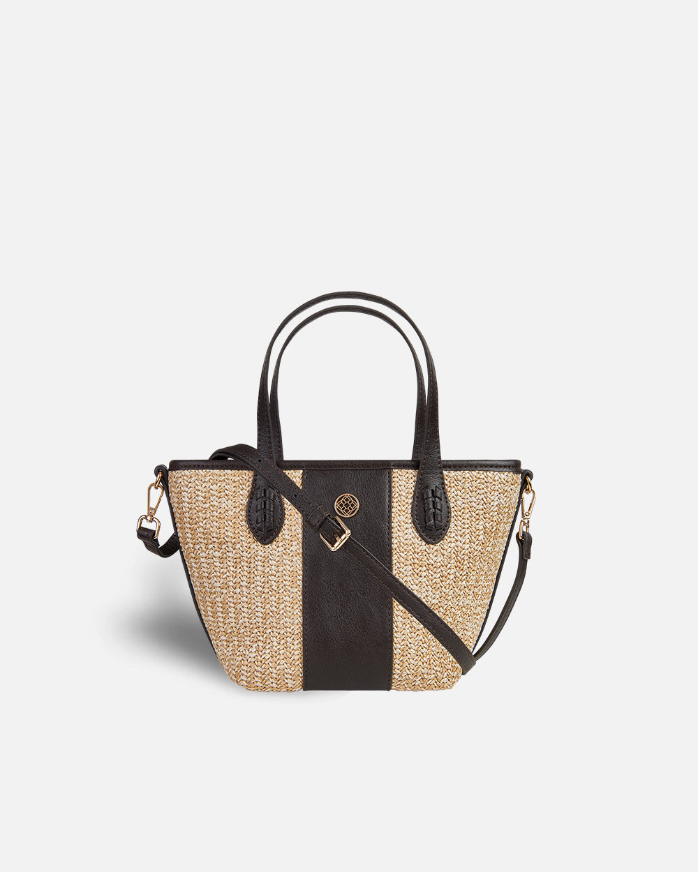mini bolso shopper playero para mujer con asa y bandolera