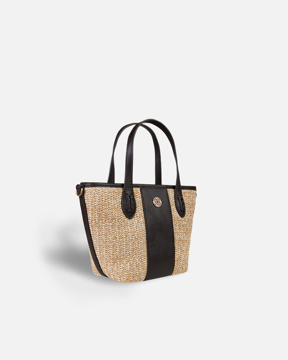 mini bolso shopper playero para mujer con asa perfil