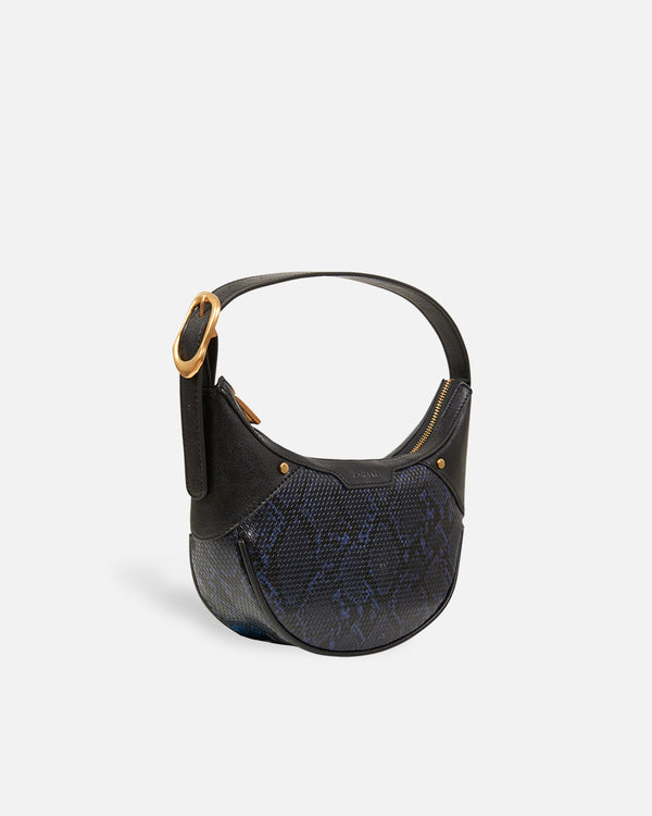 Bolso Halfmoon Snake Navy