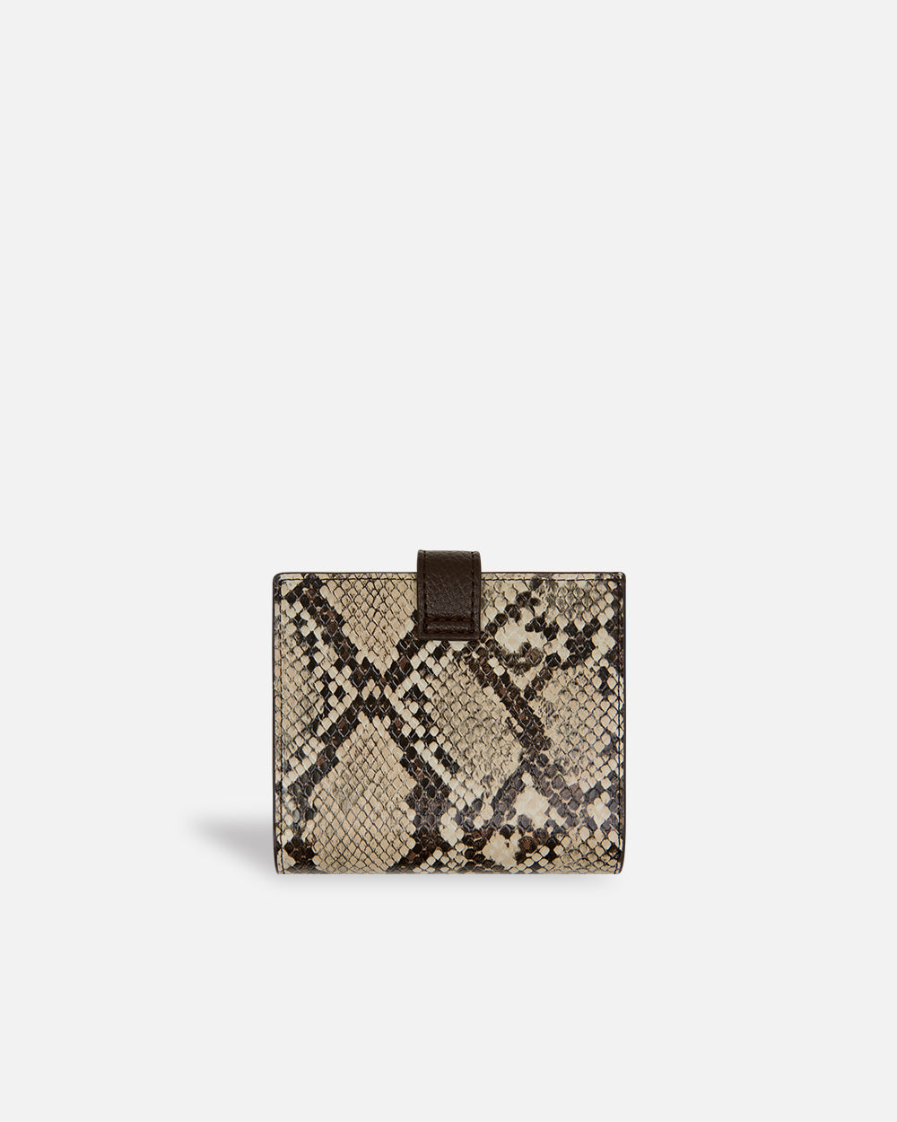 Billetera Snake Beige