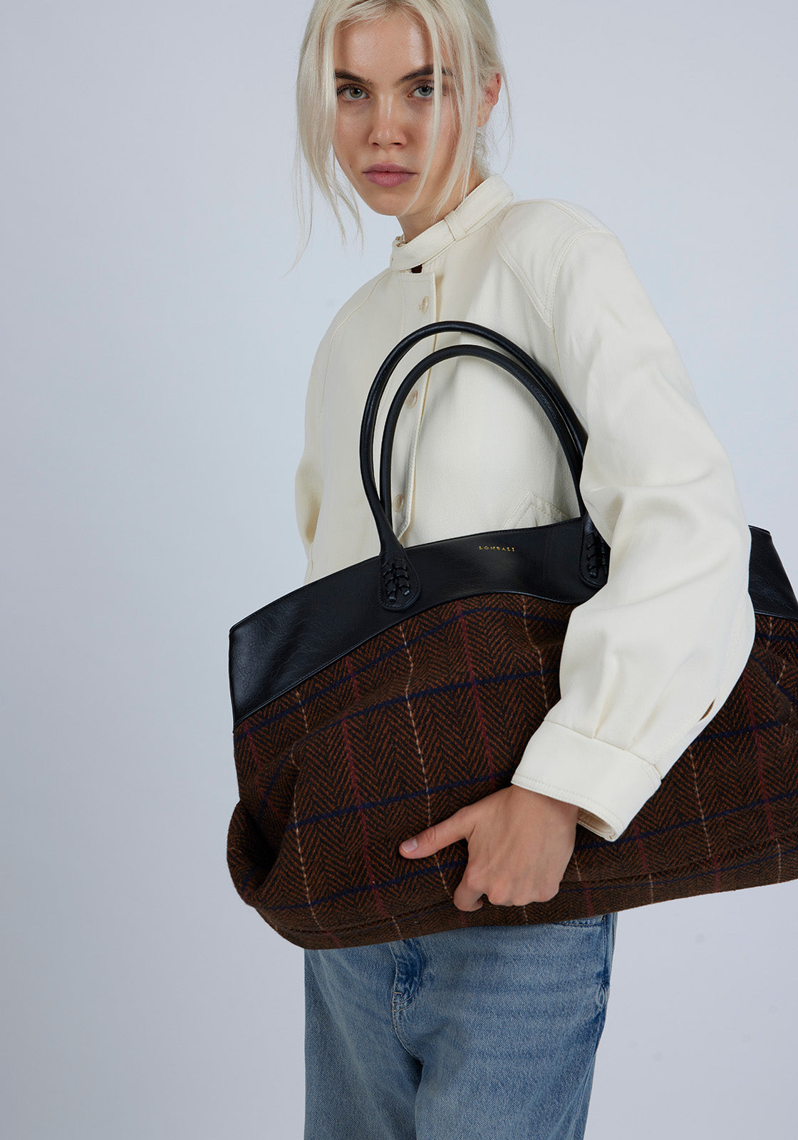 Edinburgh Bag Tartan Black