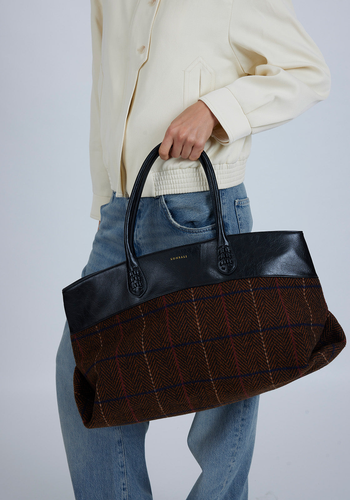 Edinburgh Bag Tartan Black