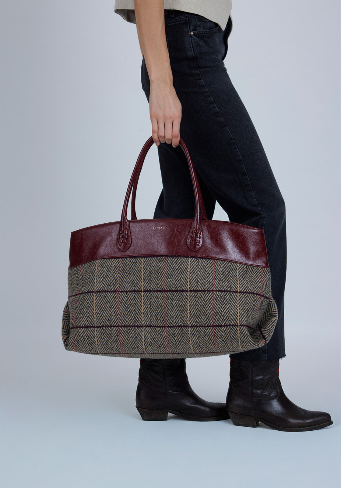 Edinburgh Bag Tartan Red