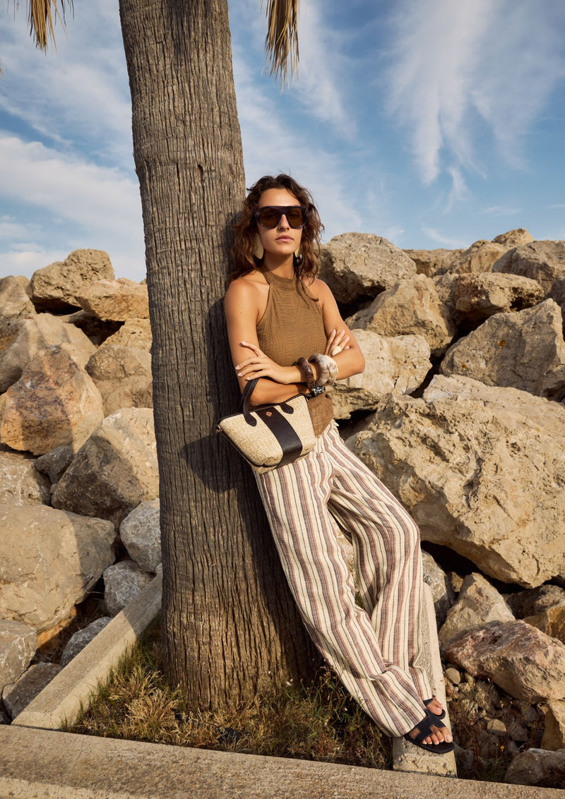 Handbag Tulum Tiny Brown