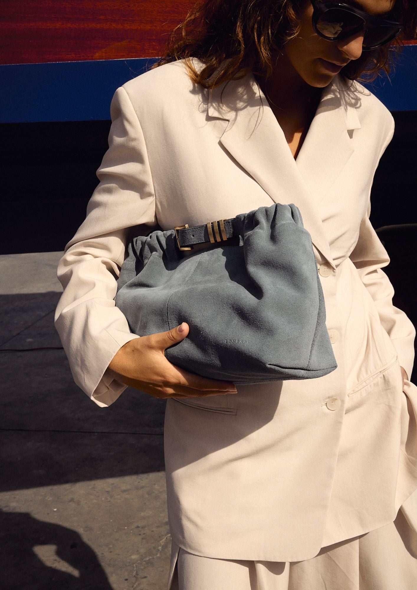 Allegra Pouch Mineral Blue