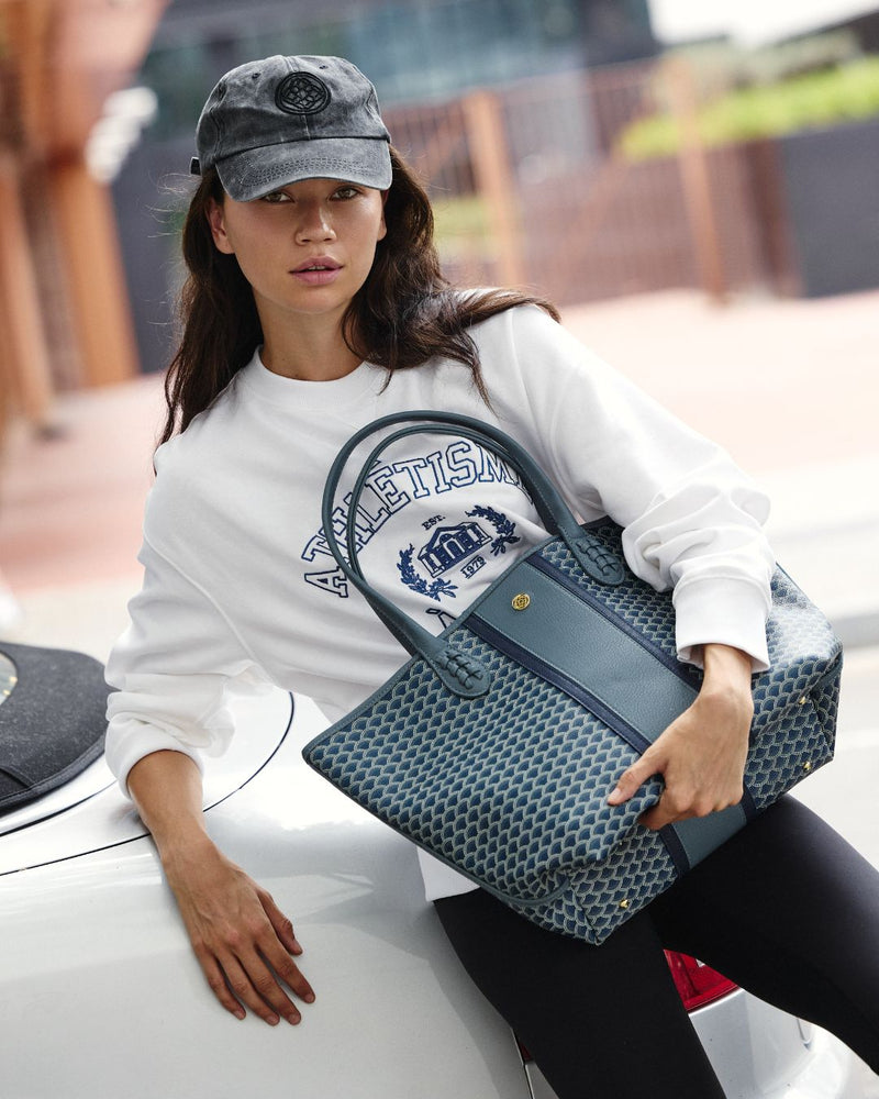 Handbag Kubu Arrow Navy