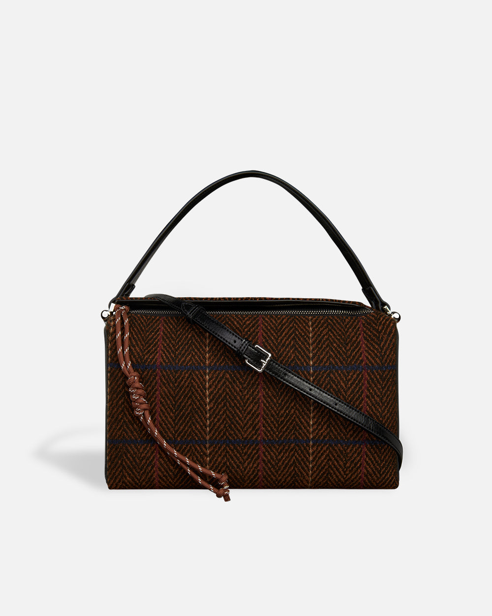 Chicago Bag Tartan Black