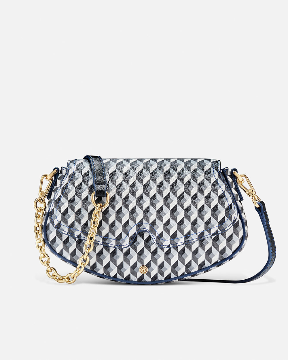 Crossbody  EyeflapBorn B&W Navy
