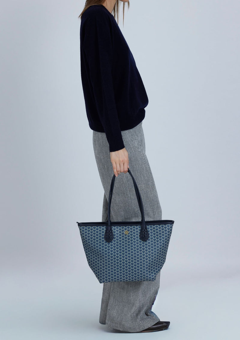 Kubu Blue Midi Bag
