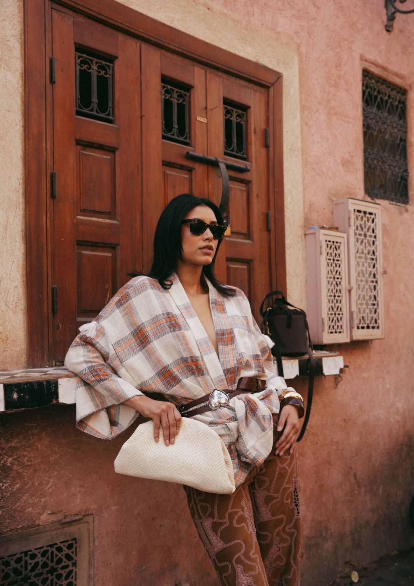 Marrakech Pouch Off White