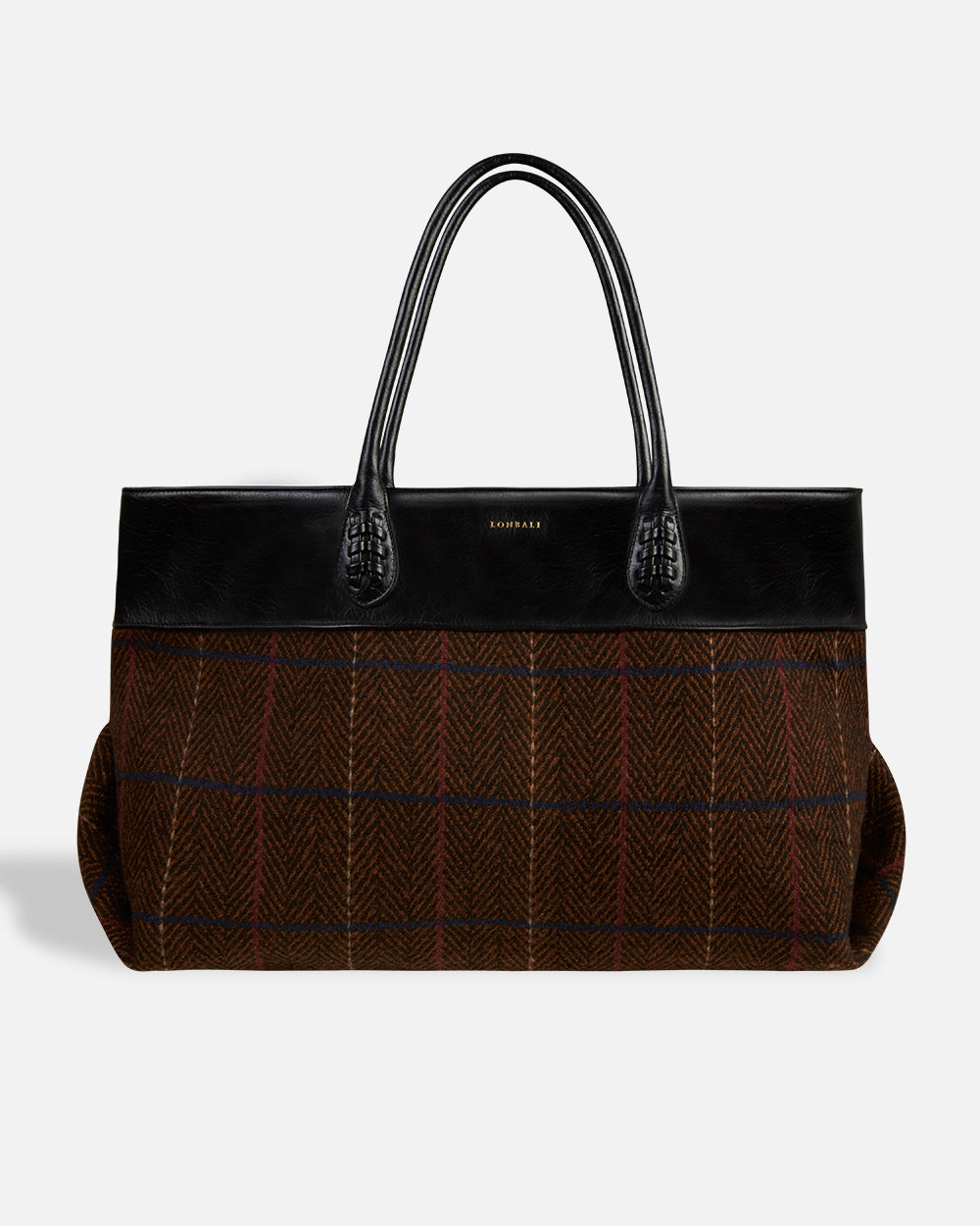 Edinburgh Bag Tartan Black