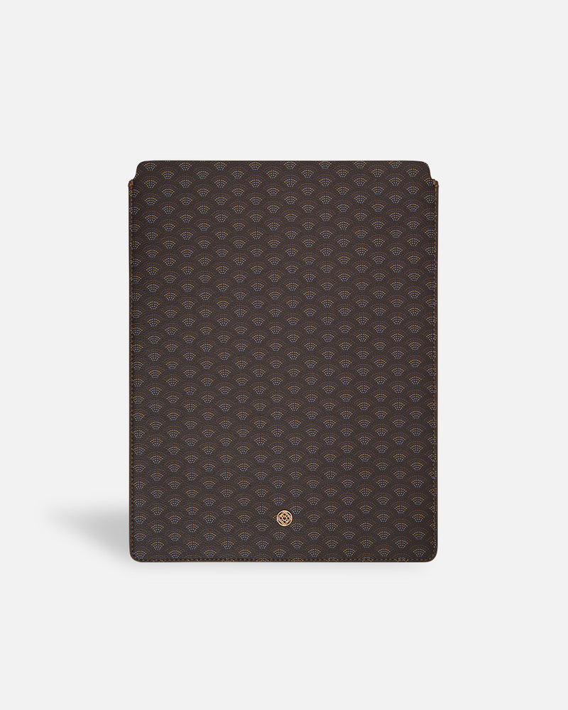 Funda para ipad 13" con estampado marrón Lonbali