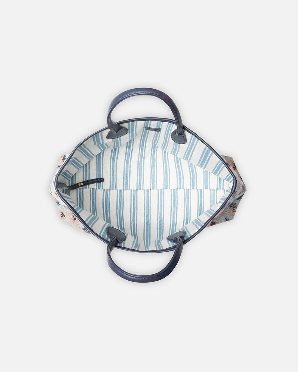 Inca Large Navy Tote Bag