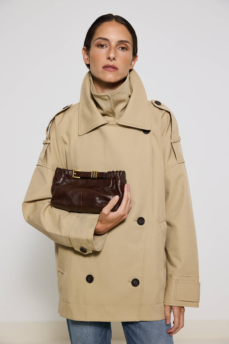 Allegra Mini Pouch , Brown