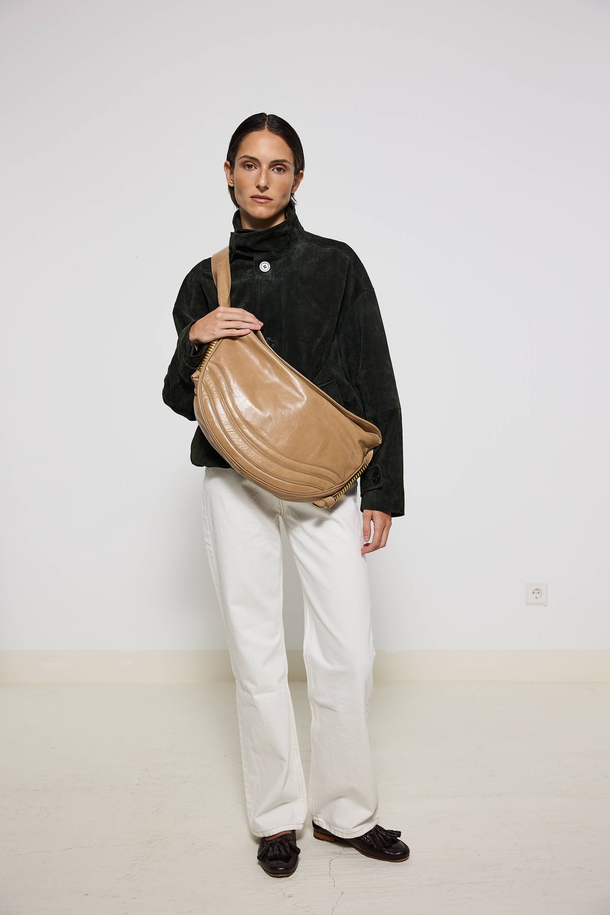 Penelope Crossbody Beige