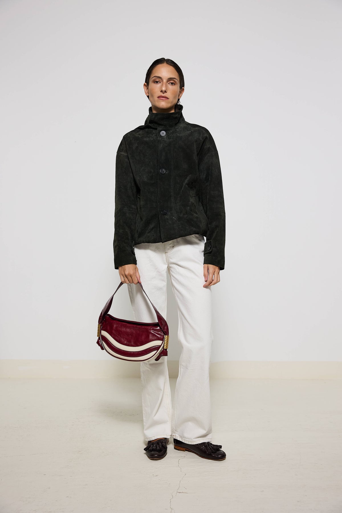 Penelope Shoulder Bag Burdeos