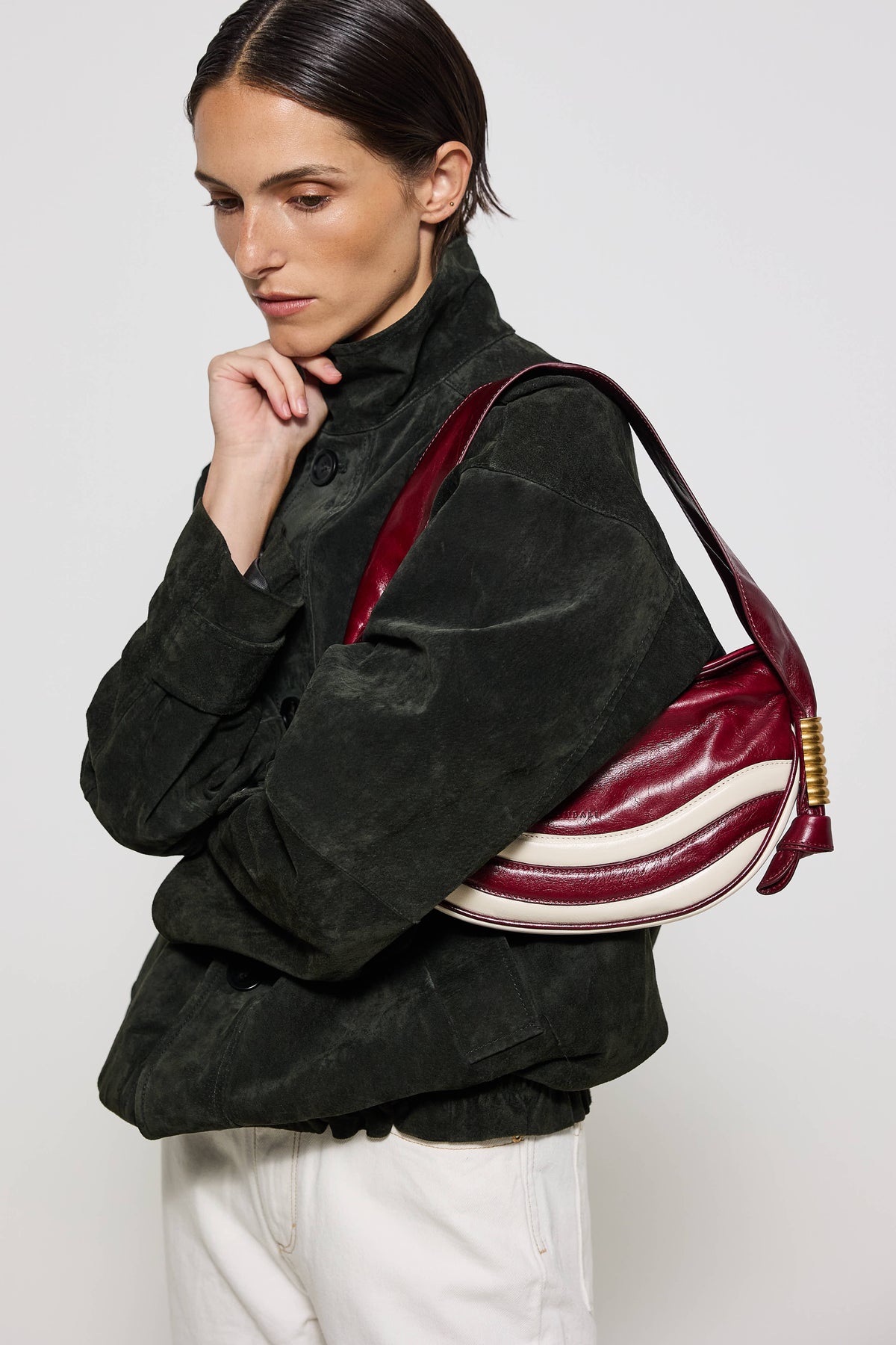 Penelope Shoulder Bag Burdeos