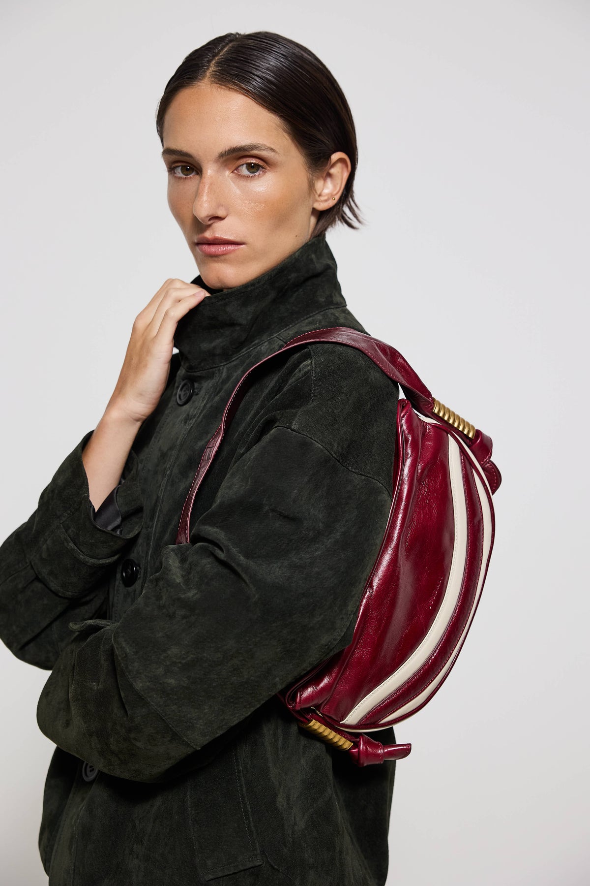 Penelope Shoulder Bag Burdeos
