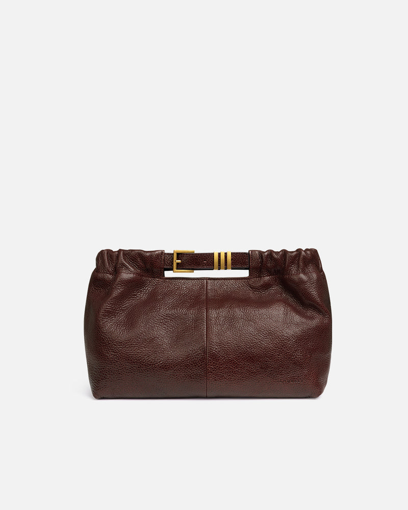 Allegra Pouch in Chestnut Brown