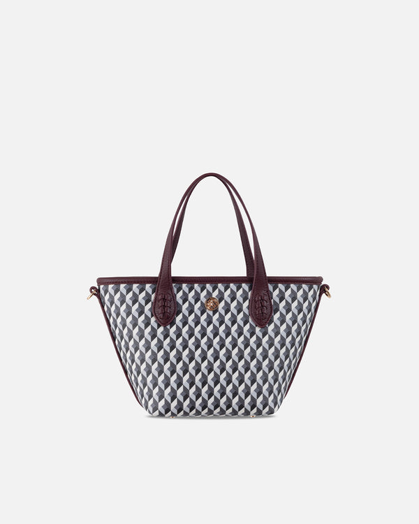 Bolso Born Tiny B&W Wine