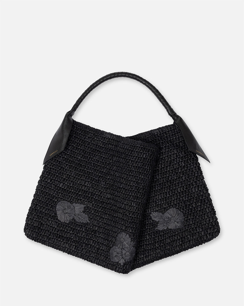 Lena Bag Raffia Black