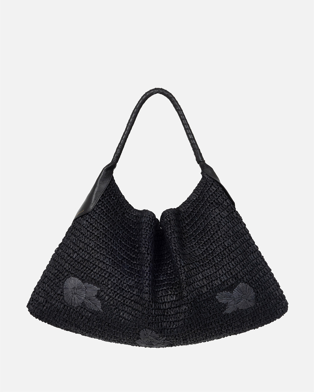 Lena Bag Raffia Black