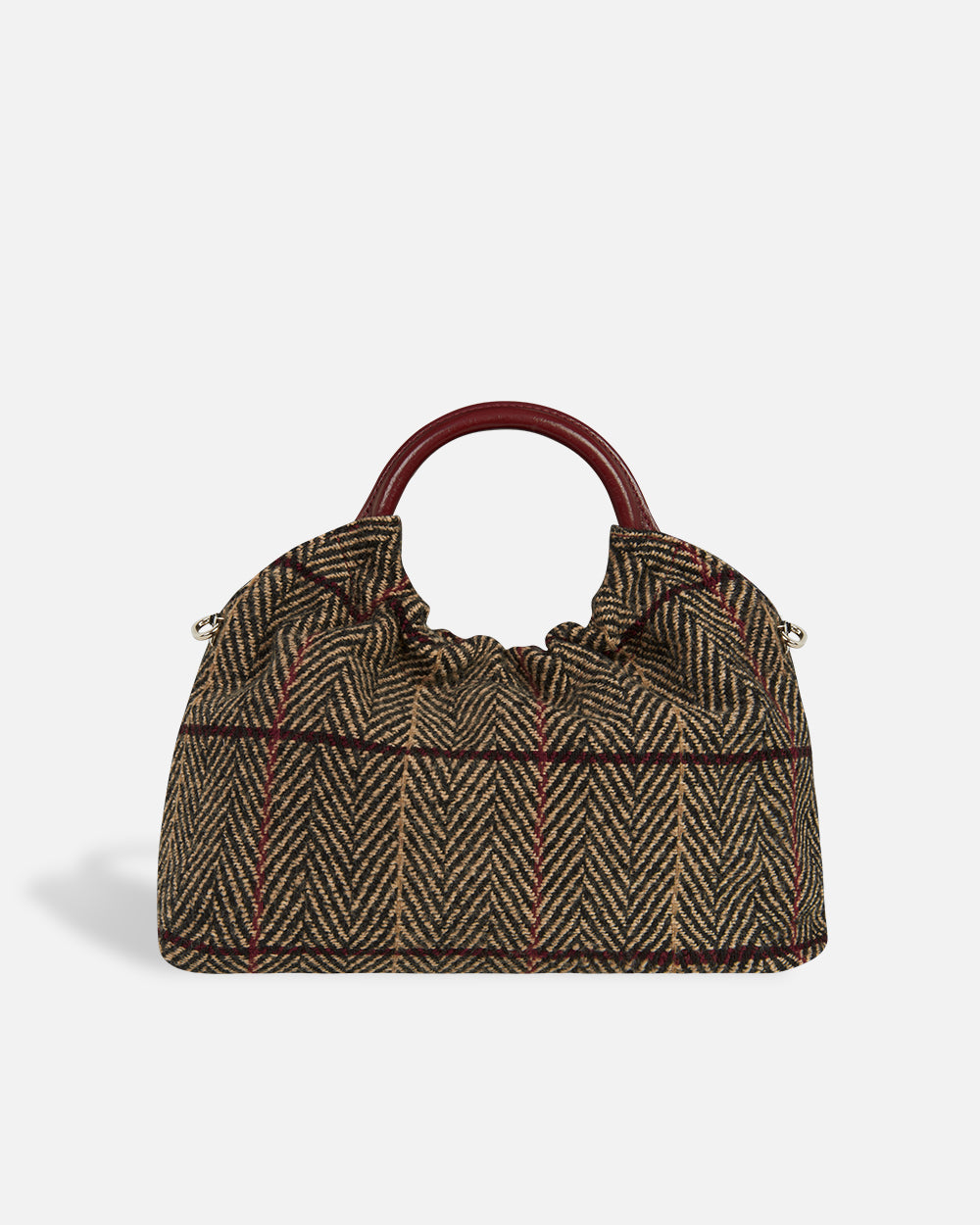 Lucca Bag Large Tartan Red