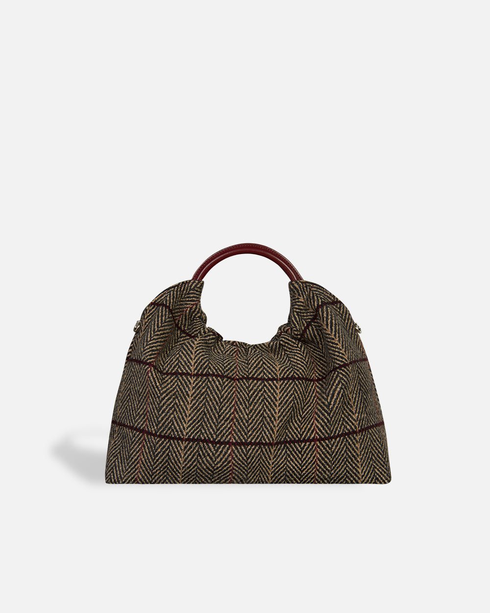 Lucca Bag Small Tartan Red