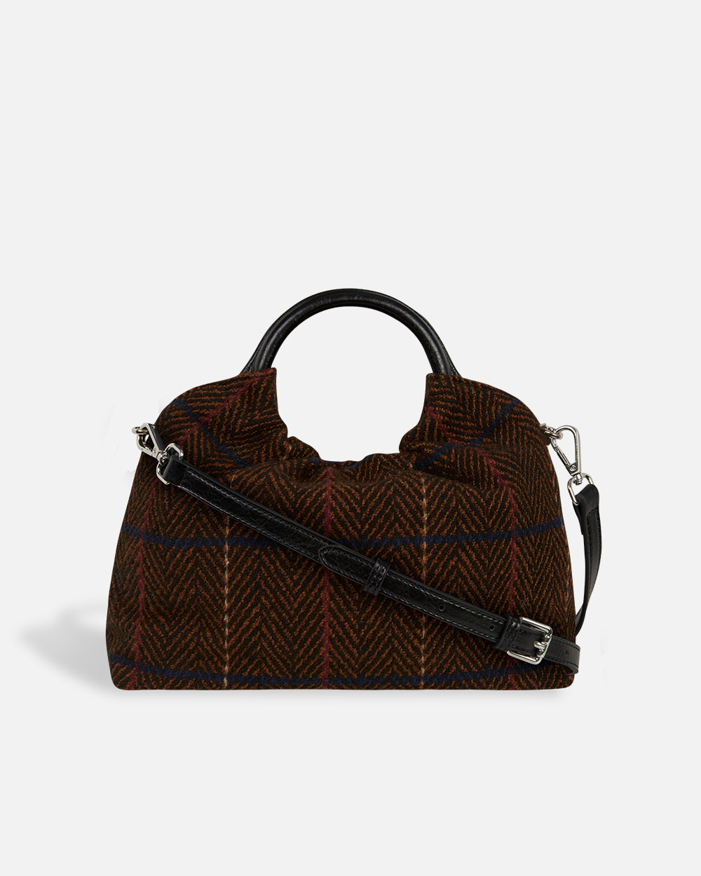 Lucca Bag Large Tartan Black