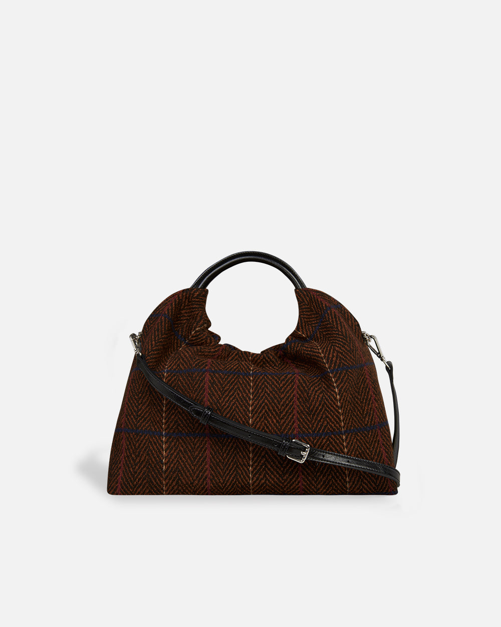 Lucca Bag Small Tartan Black