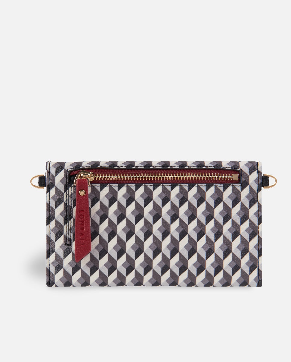 Cartera XXL para mujer Born BW Negro cremallera trasera