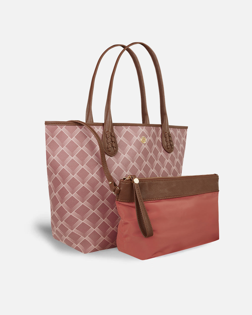 Bolso skin kensington con neceser de mujer a juego