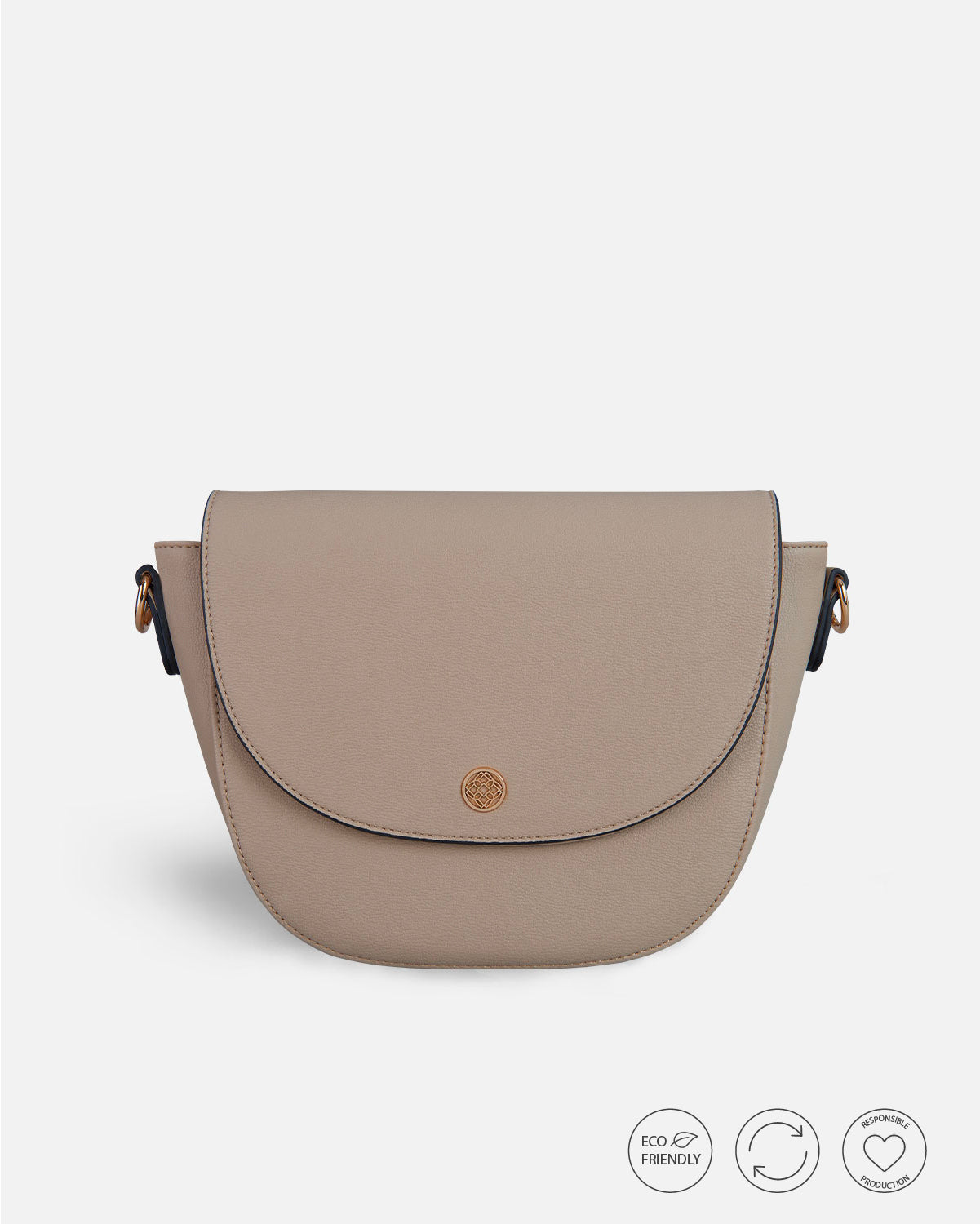bolso bandolera beige para mujer
