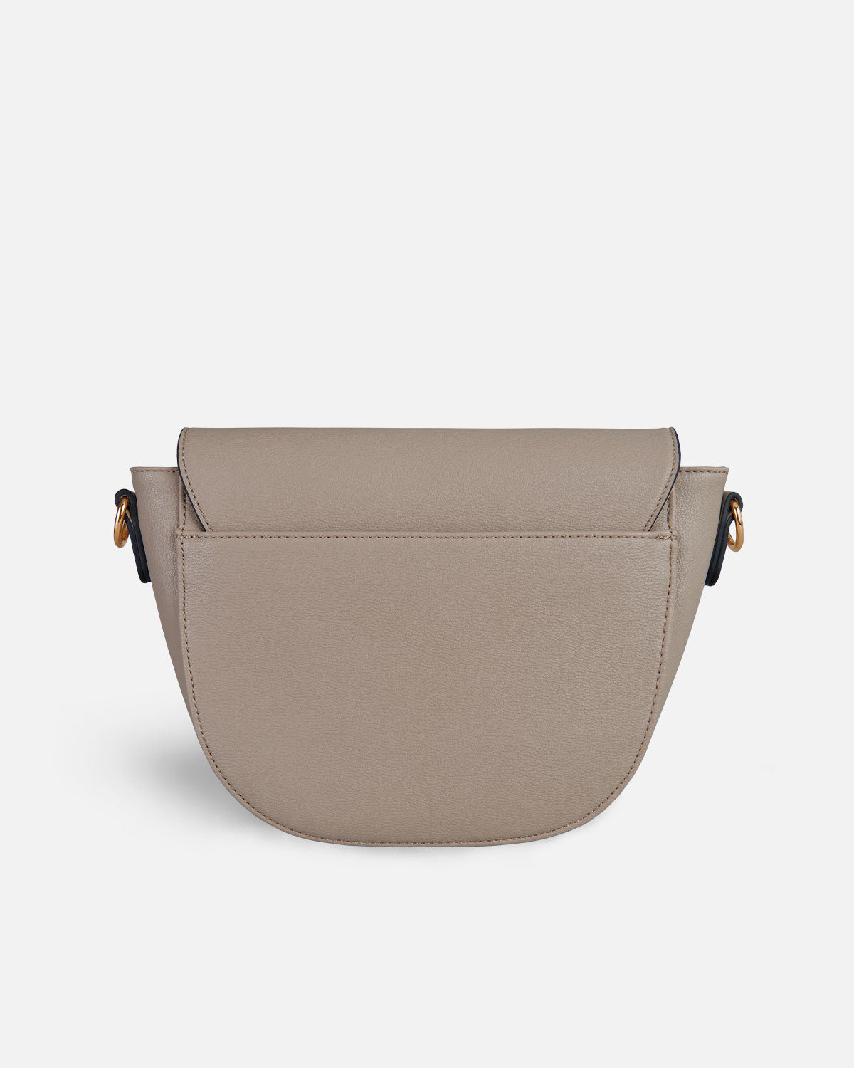 bolso bandolera beige para mujer trasera