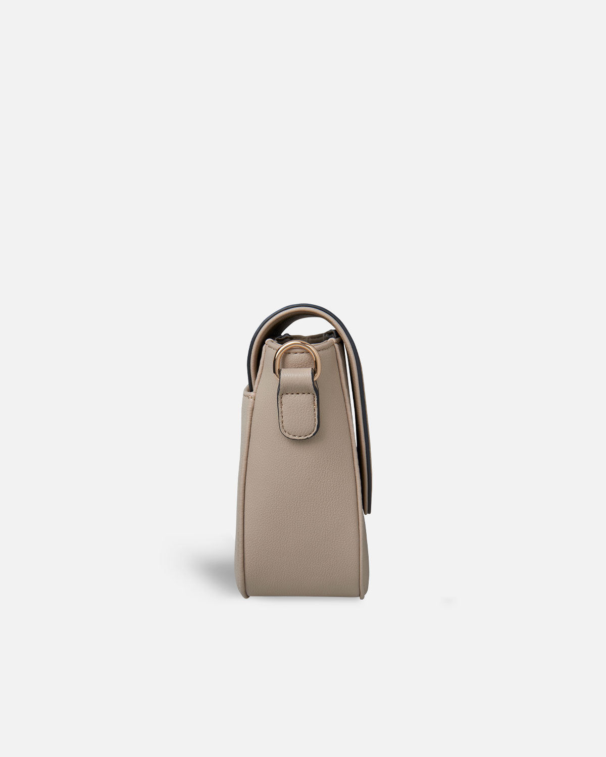 bolso bandolera beige para mujer perfil