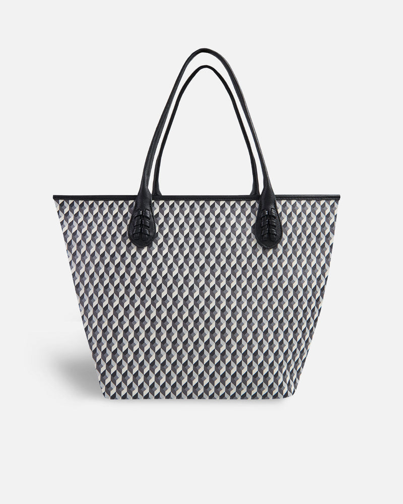 Bolso Shopper Lonbali Bolso Born B&W Negro – Lonbali