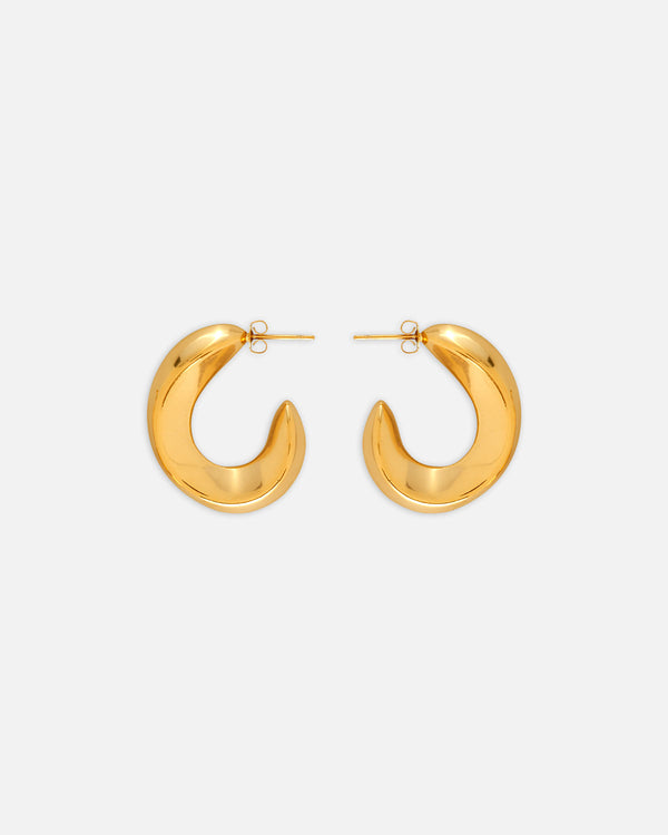 Gold hoop earrings for women