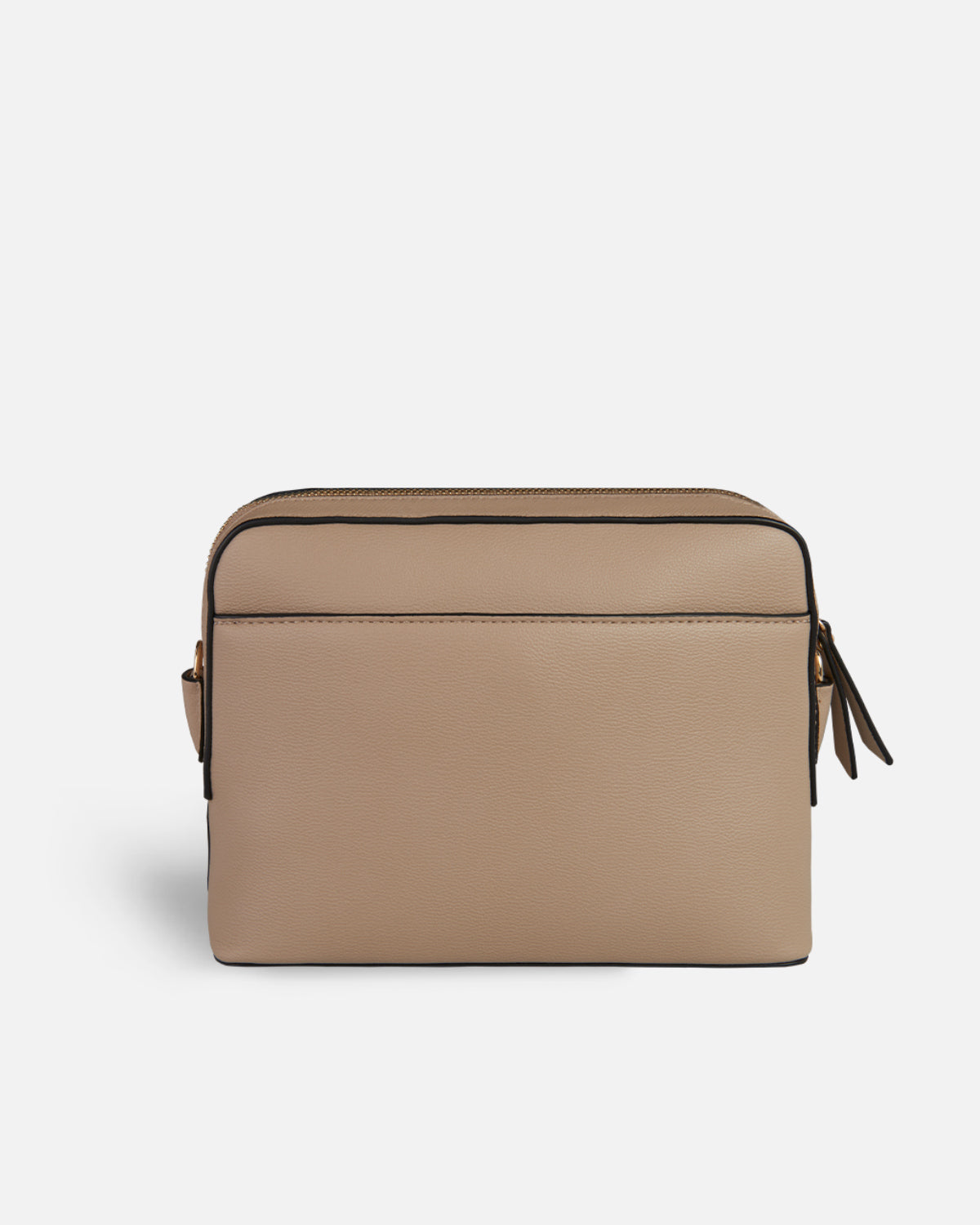 bolso bandolera beige con flecos