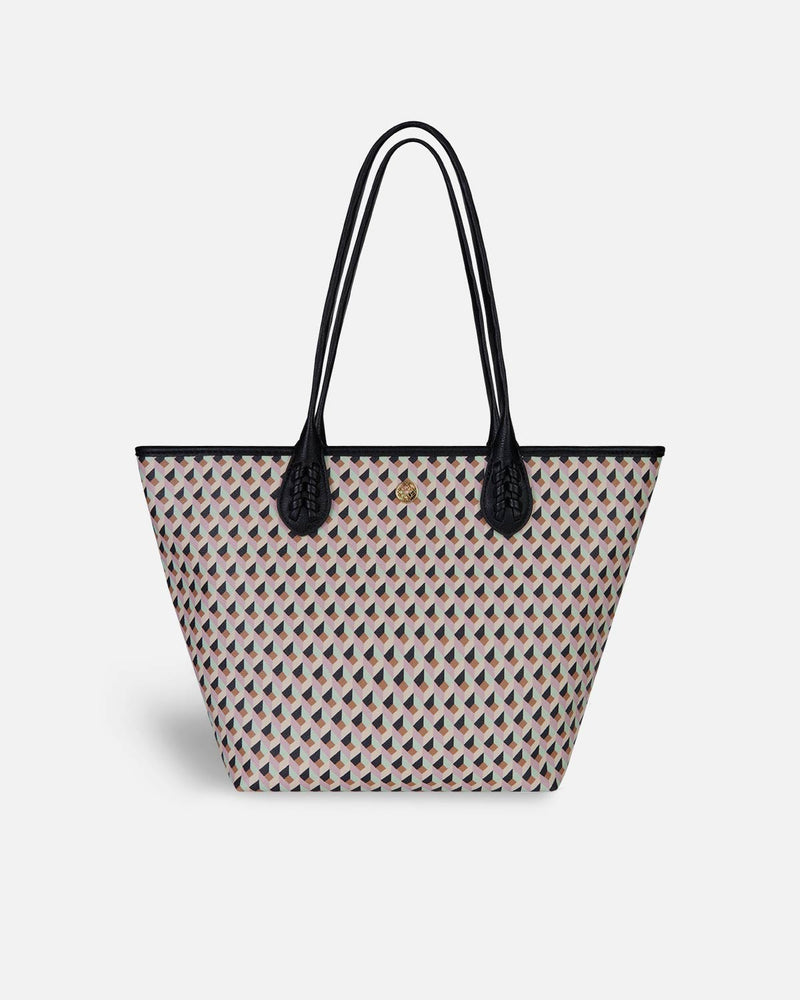 Light color mini shopper bag