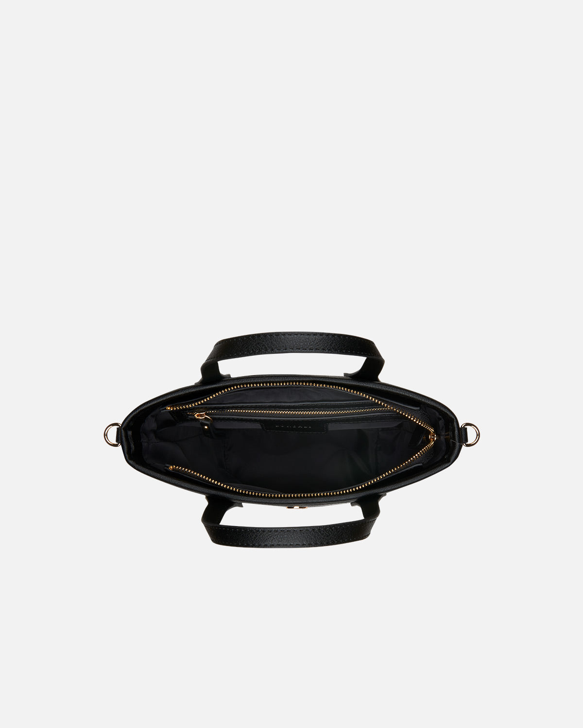 bolso shopper pequeño kensington negro interior